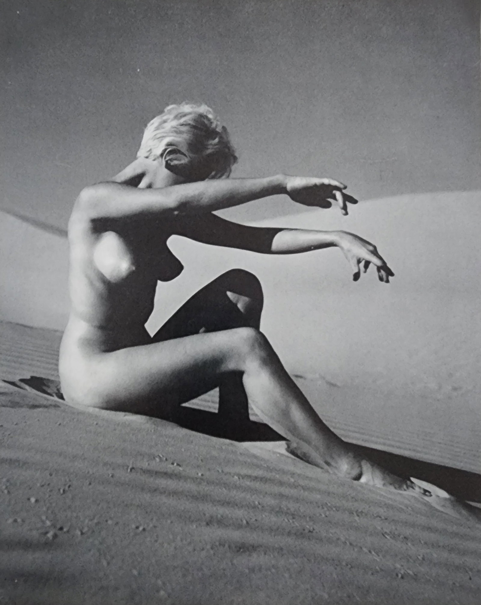 Andre de Dienes, Sun-Warmed Nude 1965: Artist/Photographer: Andre de Dienes Title/Subject: Sun-Warmed Nude Type Of Print: Authentic Sheet Fed Photogravure/Heliogravure. Date Of Print: 1965 Paper: Medium weight, satin/matte finish. Print Or