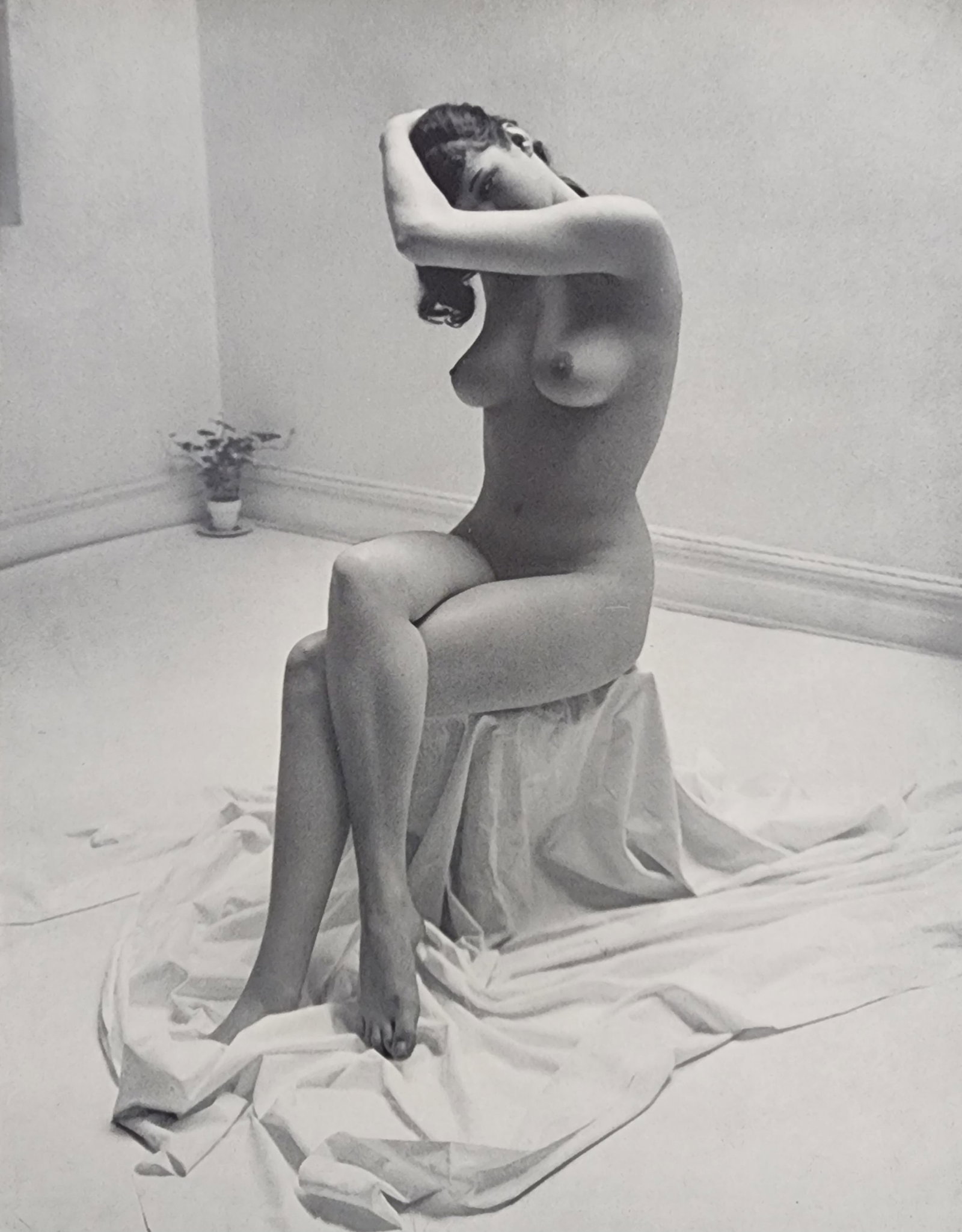 Andre de Dienes, Vintage Nudes, 1961: Artist/Photographer: Type Of Print: Authentic Sheet Fed Photogravure/Heliogravure. Date Of Print: Paper: Medium weight, satin/matte finish. Approximate Image Size: 8x5.5 inches Matted Size: 14x11 Inch