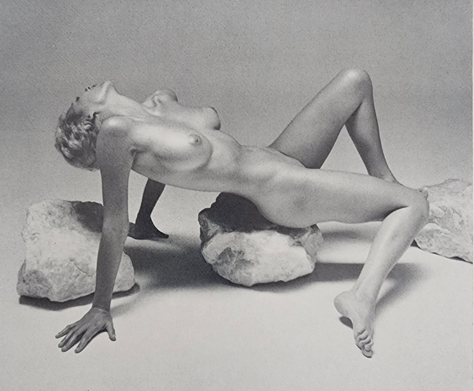 Andre de Dienes, Vintage Nudes, 1961: Artist/Photographer: Type Of Print: Authentic Sheet Fed Photogravure/Heliogravure. Date Of Print: Paper: Medium weight, satin/matte finish. Approximate Image Size: 8x5.5 inches Matted Size: 14x11 Inch