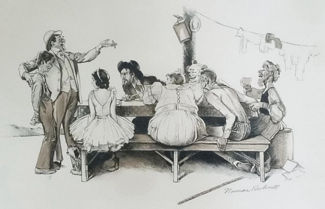 Norman Rockwell, 'Willie Takes A Step', Signed Limited Edition Lithograph20 (1 of 4)