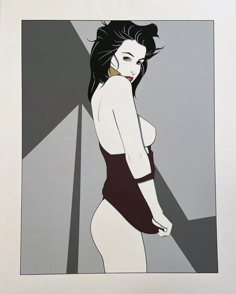 Patrick Nagel, The Playboy Portfolio II, Estate Signed Limited Edition Serigraph - Black, 1989: Artist: Patrick Nagel Portfolio: Playboy Porfolio II Type: Serigraph Year: 1989 Edition: Out of 1250 Signature: Estate signed by Jennifer Nagel Dimensions: 20x16 Inches Condition: Excellent Artist bio