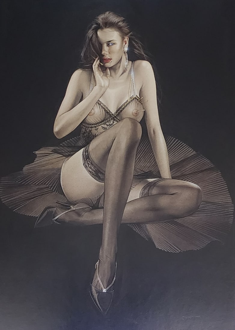 Hajime Sorayama, Untitled - 2010: Photographer: Hajime Sorayama, Title/Subject: Untitled Type Of Print: Authentic Sheet Fed Photogravure/Heliogravure. Date Of Print: 2010 Paper: Medium weight, satin/matte finish. Print Origin: Singapo