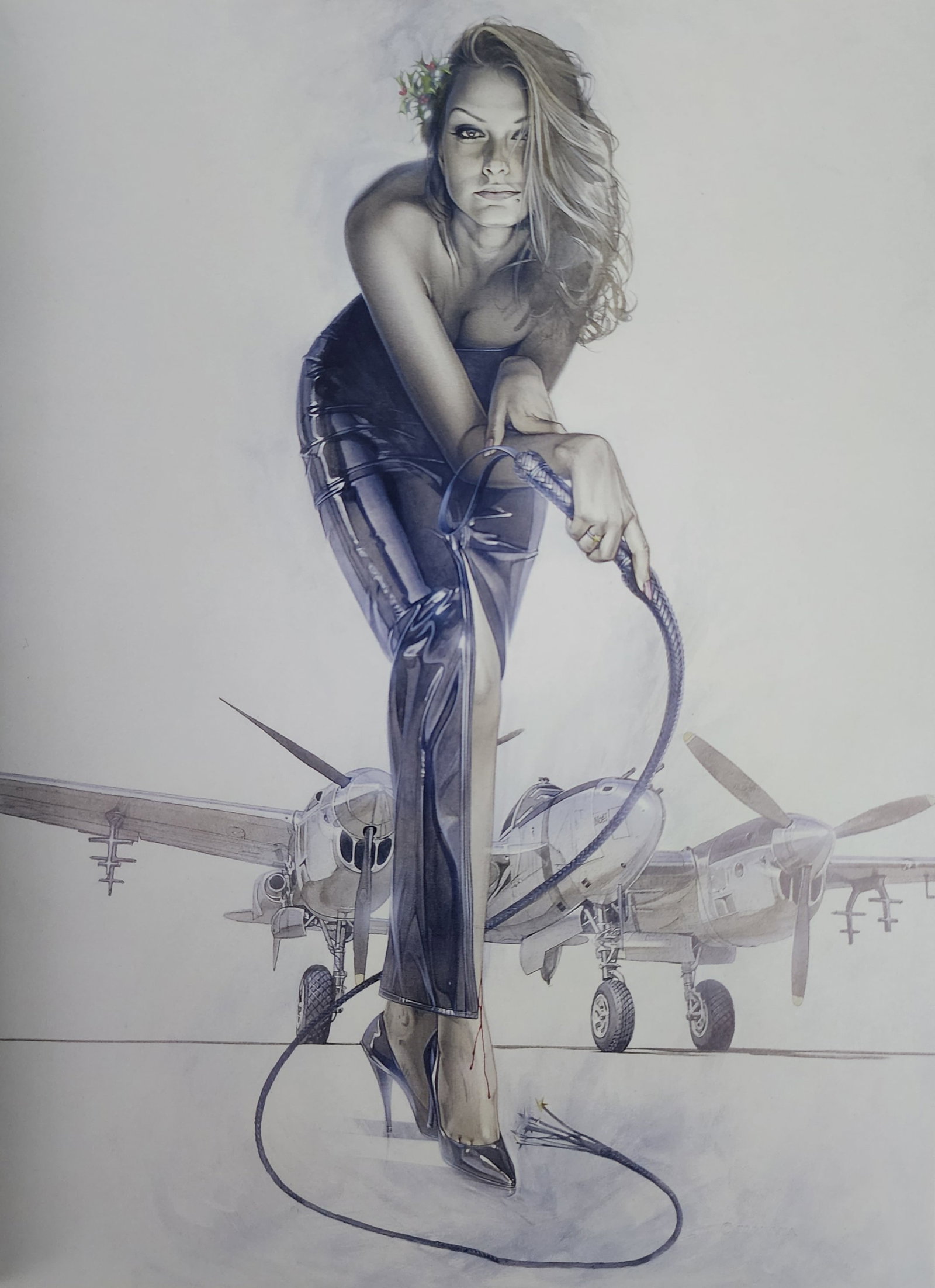 Hajime Sorayama, Untitled - 2010: Photographer: Hajime Sorayama, Title/Subject: Untitled Type Of Print: Authentic Sheet Fed Photogravure/Heliogravure. Date Of Print: 2010 Paper: Medium weight, satin/matte finish. Print Origin: Singapo