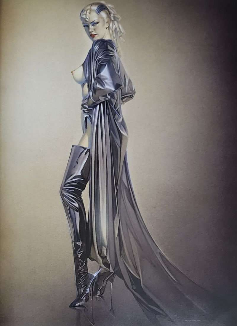 Hajime Sorayama, Untitled - 2010: Photographer: Hajime Sorayama, Title/Subject: Untitled Type Of Print: Authentic Sheet Fed Photogravure/Heliogravure. Date Of Print: 2010 Paper: Medium weight, satin/matte finish. Print Origin: Singapo