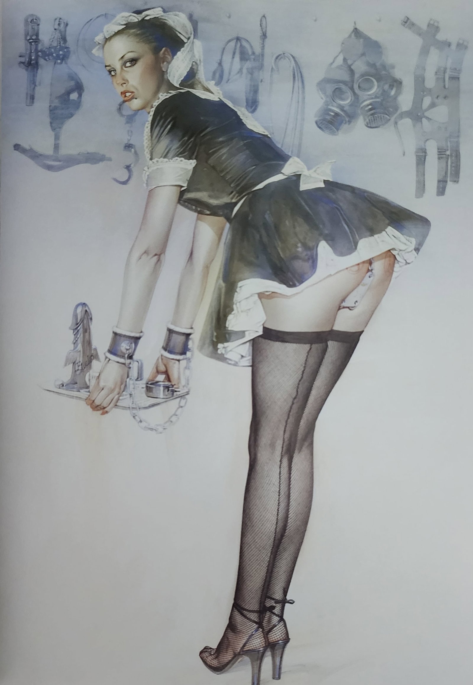 Hajime Sorayama, Untitled - 2010: Photographer: Hajime Sorayama, Title/Subject: Untitled Type Of Print: Authentic Sheet Fed Photogravure/Heliogravure. Date Of Print: 2010 Paper: Medium weight, satin/matte finish. Print Origin: Singapo