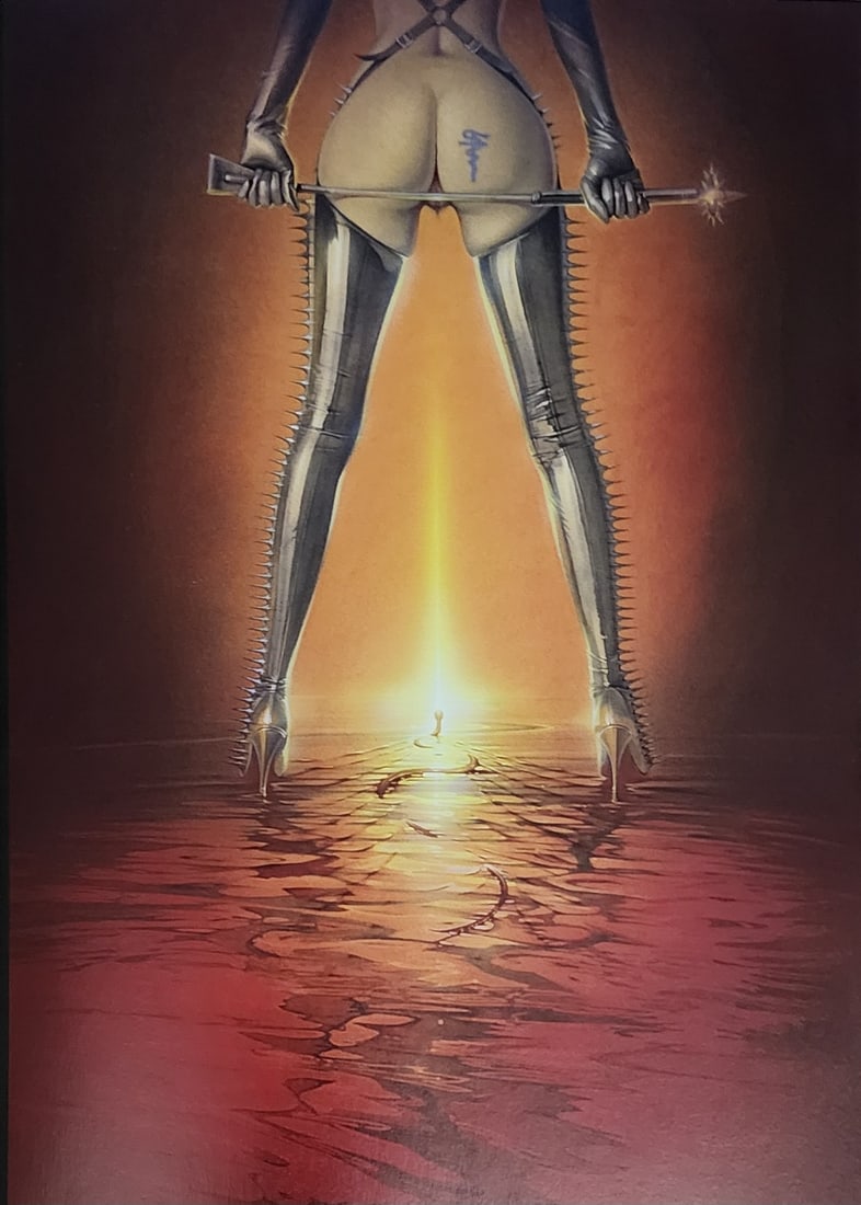 Hajime Sorayama, Untitled - 2010: Photographer: Hajime Sorayama, Title/Subject: Untitled Type Of Print: Authentic Sheet Fed Photogravure/Heliogravure. Date Of Print: 2010 Paper: Medium weight, satin/matte finish. Print Origin: Singapo
