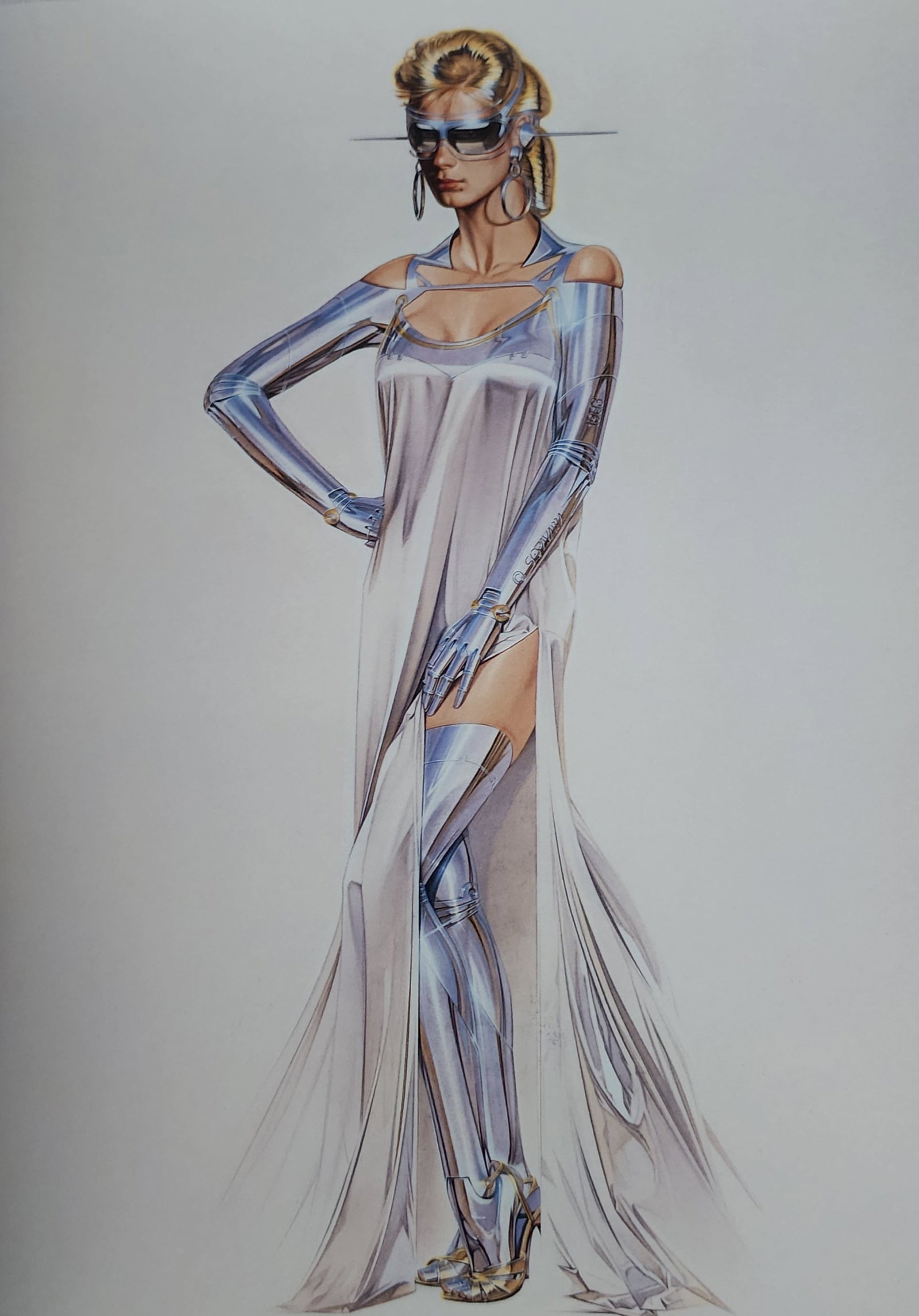 Hajime Sorayama, Untitled - 2010: Photographer: Hajime Sorayama, Title/Subject: Untitled Type Of Print: Authentic Sheet Fed Photogravure/Heliogravure. Date Of Print: 2010 Paper: Medium weight, satin/matte finish. Print Origin: Singapo