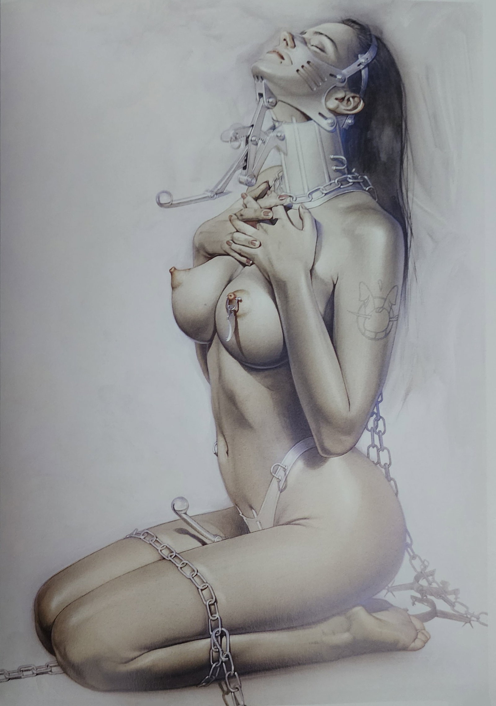Hajime Sorayama, Untitled - 2010: Photographer: Hajime Sorayama, Title/Subject: Untitled Type Of Print: Authentic Sheet Fed Photogravure/Heliogravure. Date Of Print: 2010 Paper: Medium weight, satin/matte finish. Print Origin: Singapo