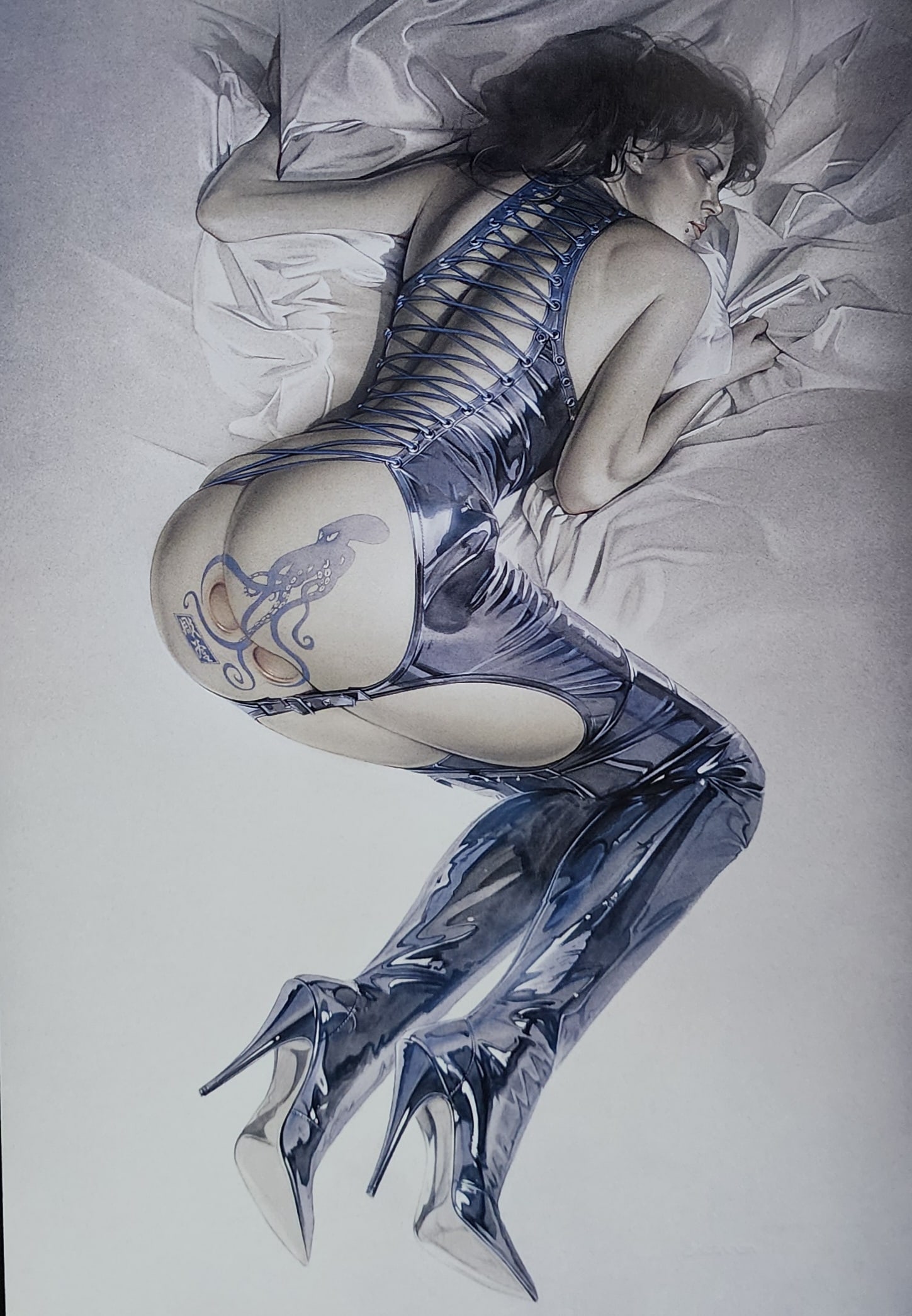 Hajime Sorayama, Untitled - 2010: Photographer: Hajime Sorayama, Title/Subject: Untitled Type Of Print: Authentic Sheet Fed Photogravure/Heliogravure. Date Of Print: 2010 Paper: Medium weight, satin/matte finish. Print Origin: Singapo