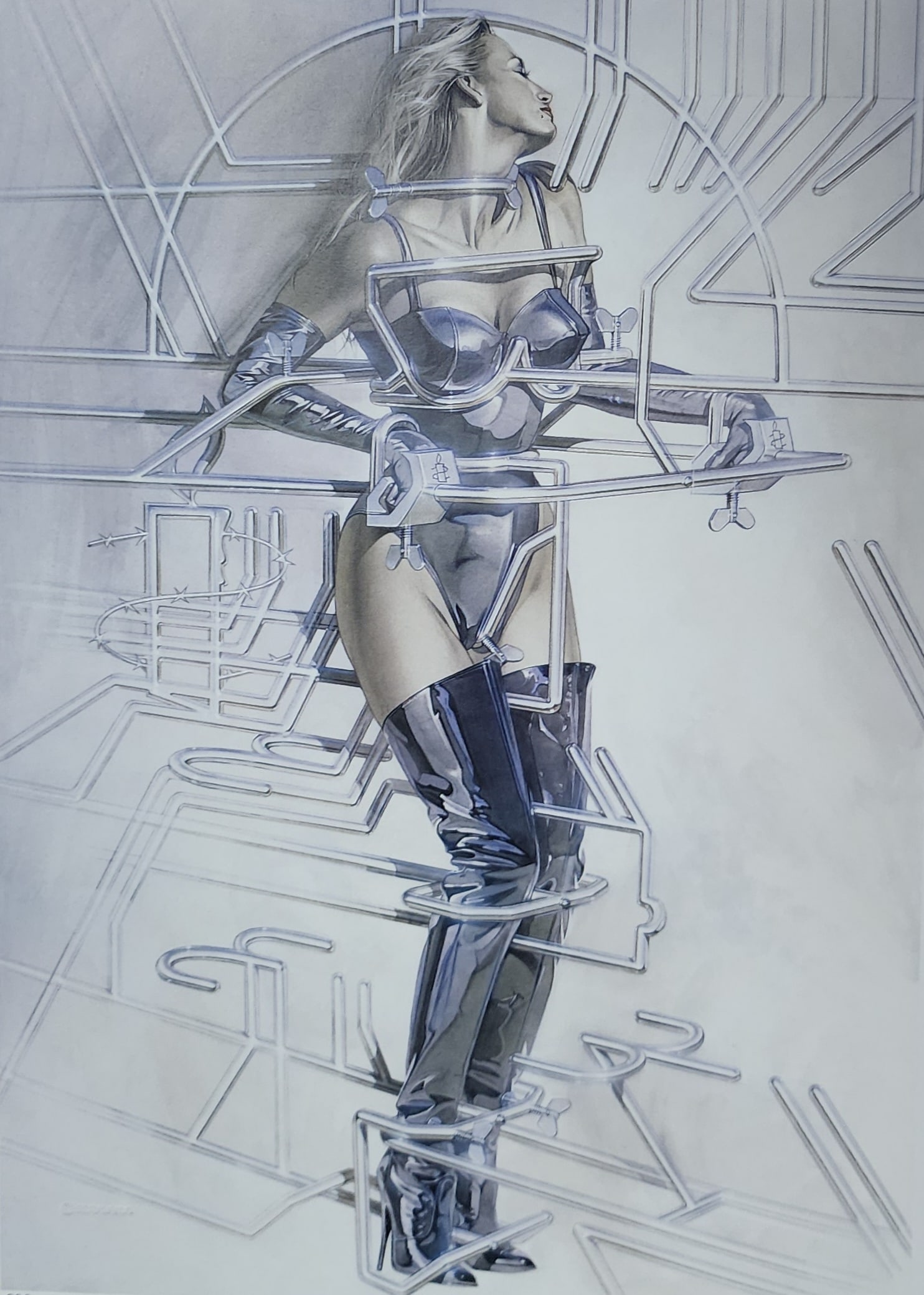 Hajime Sorayama, Untitled - 2010: Photographer: Hajime Sorayama, Title/Subject: Untitled Type Of Print: Authentic Sheet Fed Photogravure/Heliogravure. Date Of Print: 2010 Paper: Medium weight, satin/matte finish. Print Origin: Singapo