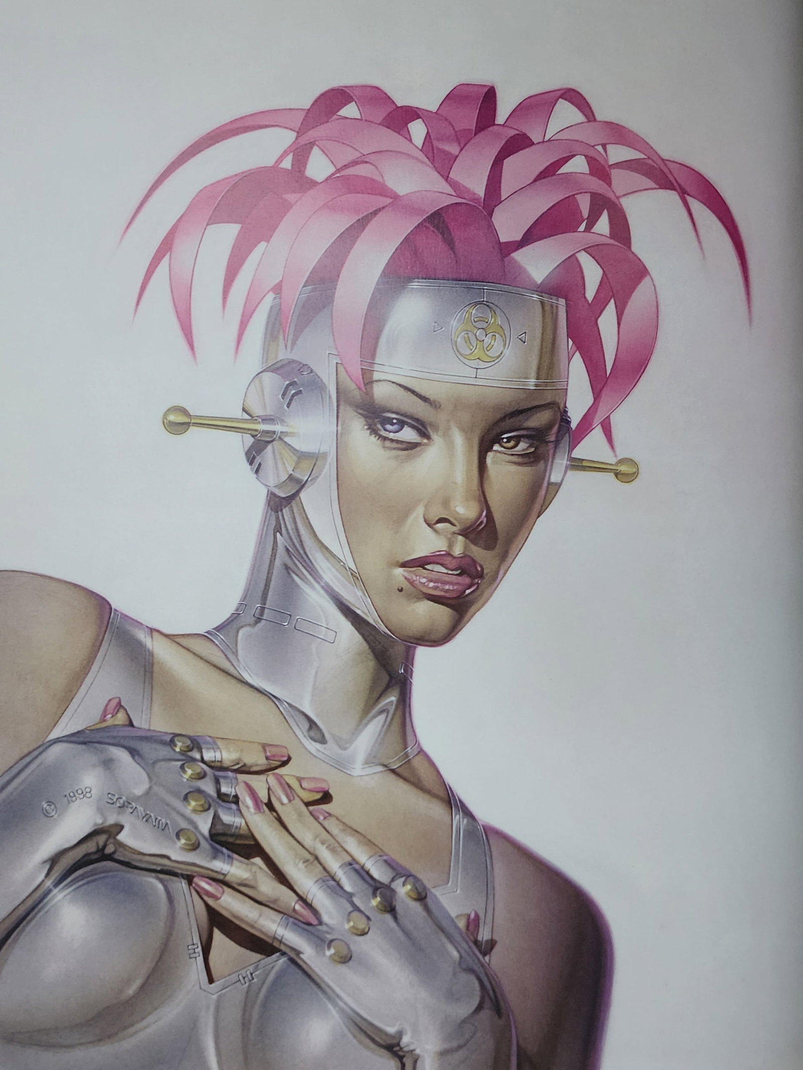 Hajime Sorayama, Untitled - 2010: Photographer: Hajime Sorayama, Title/Subject: Untitled Type Of Print: Authentic Sheet Fed Photogravure/Heliogravure. Date Of Print: 2010 Paper: Medium weight, satin/matte finish. Print Origin: Singapo