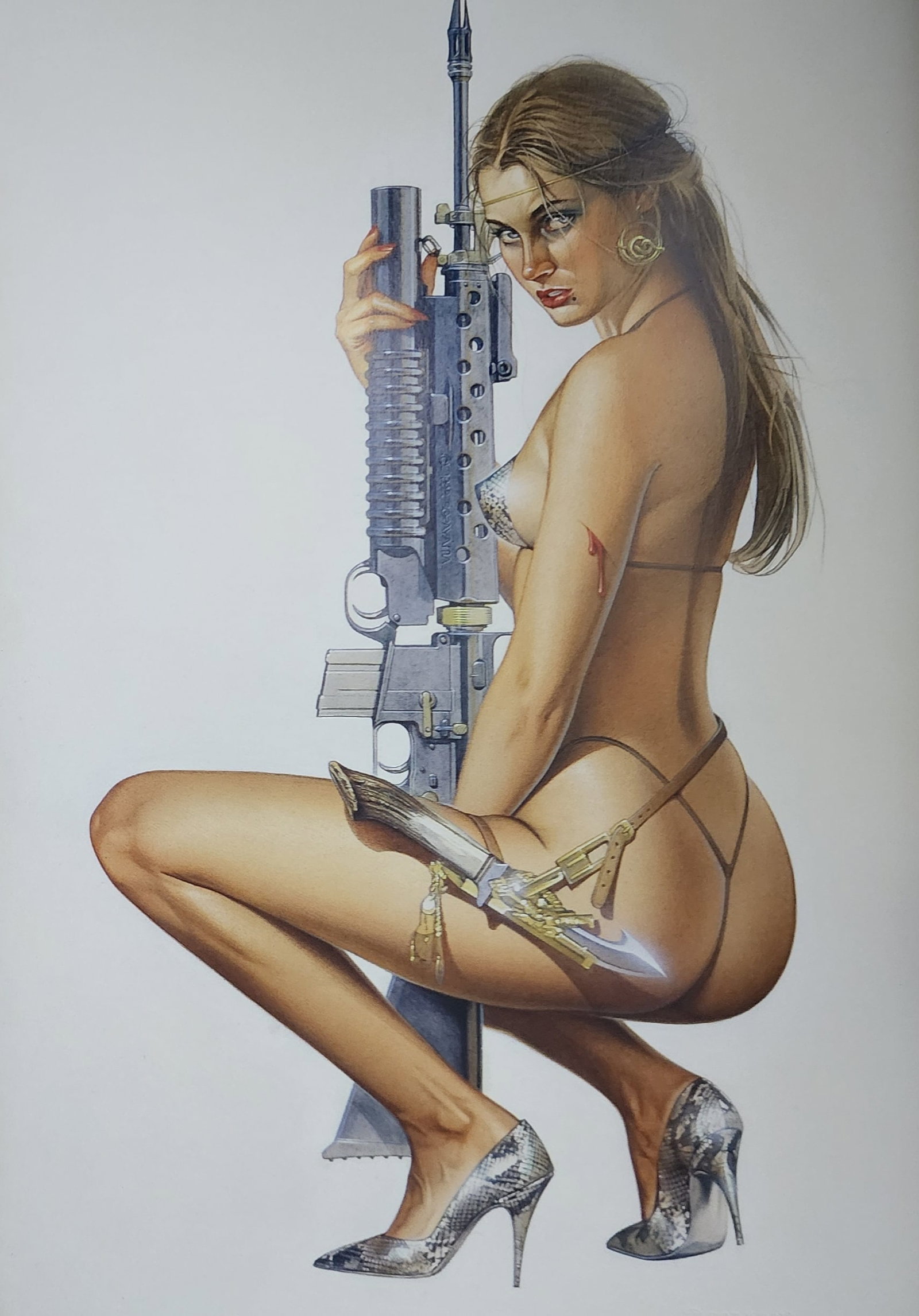 Hajime Sorayama, Untitled - 2010: Photographer: Hajime Sorayama, Title/Subject: Untitled Type Of Print: Authentic Sheet Fed Photogravure/Heliogravure. Date Of Print: 2010 Paper: Medium weight, satin/matte finish. Print Origin: Singapo