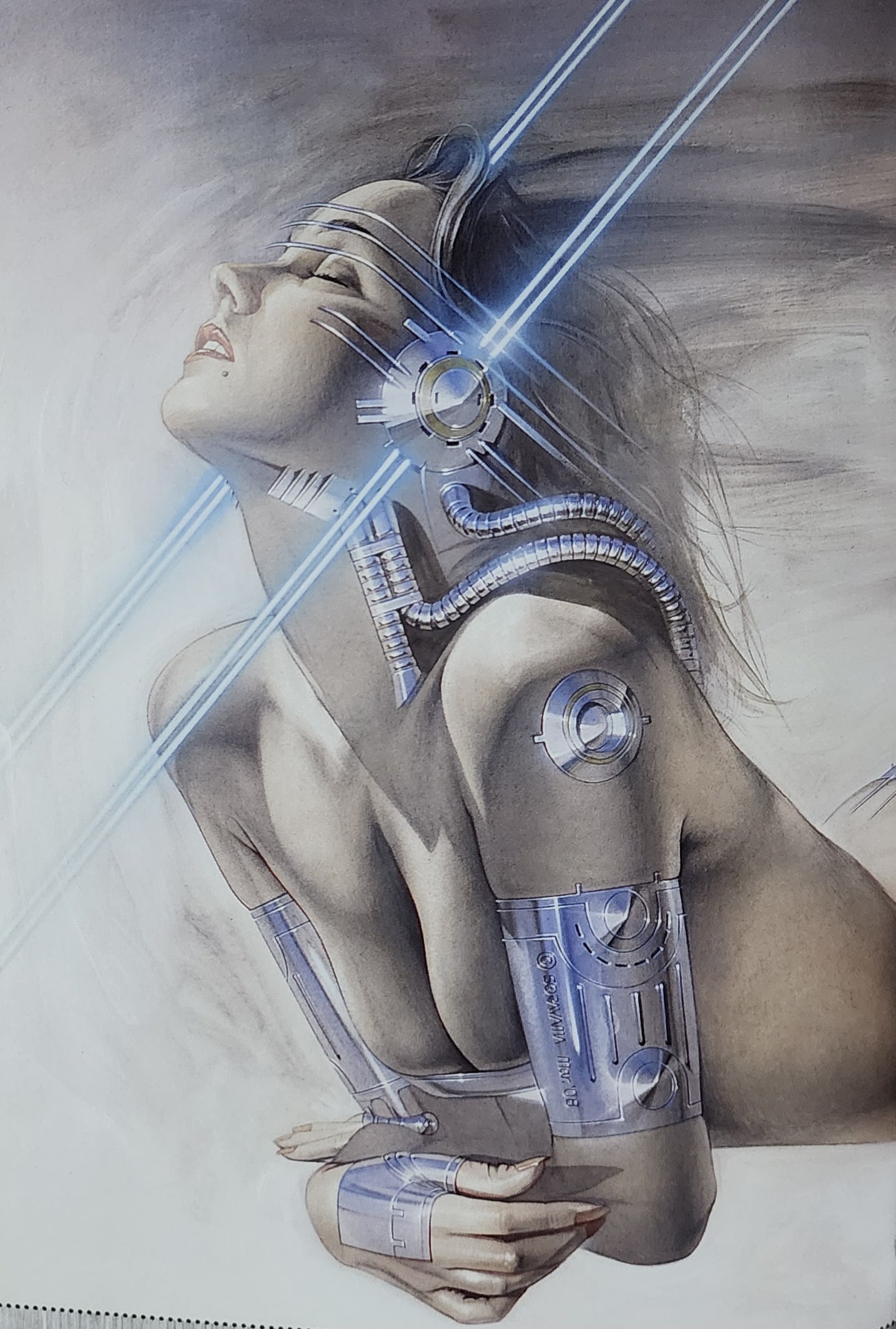 Hajime Sorayama, Untitled - 2010: Photographer: Hajime Sorayama, Title/Subject: Untitled Type Of Print: Authentic Sheet Fed Photogravure/Heliogravure. Date Of Print: 2010 Paper: Medium weight, satin/matte finish. Print Origin: Singapo