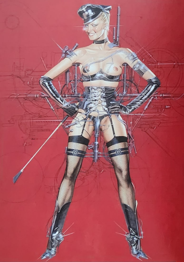 Hajime Sorayama, Untitled - 2010: Photographer: Hajime Sorayama, Title/Subject: Untitled Type Of Print: Authentic Sheet Fed Photogravure/Heliogravure. Date Of Print: 2010 Paper: Medium weight, satin/matte finish. Print Origin: Singapo