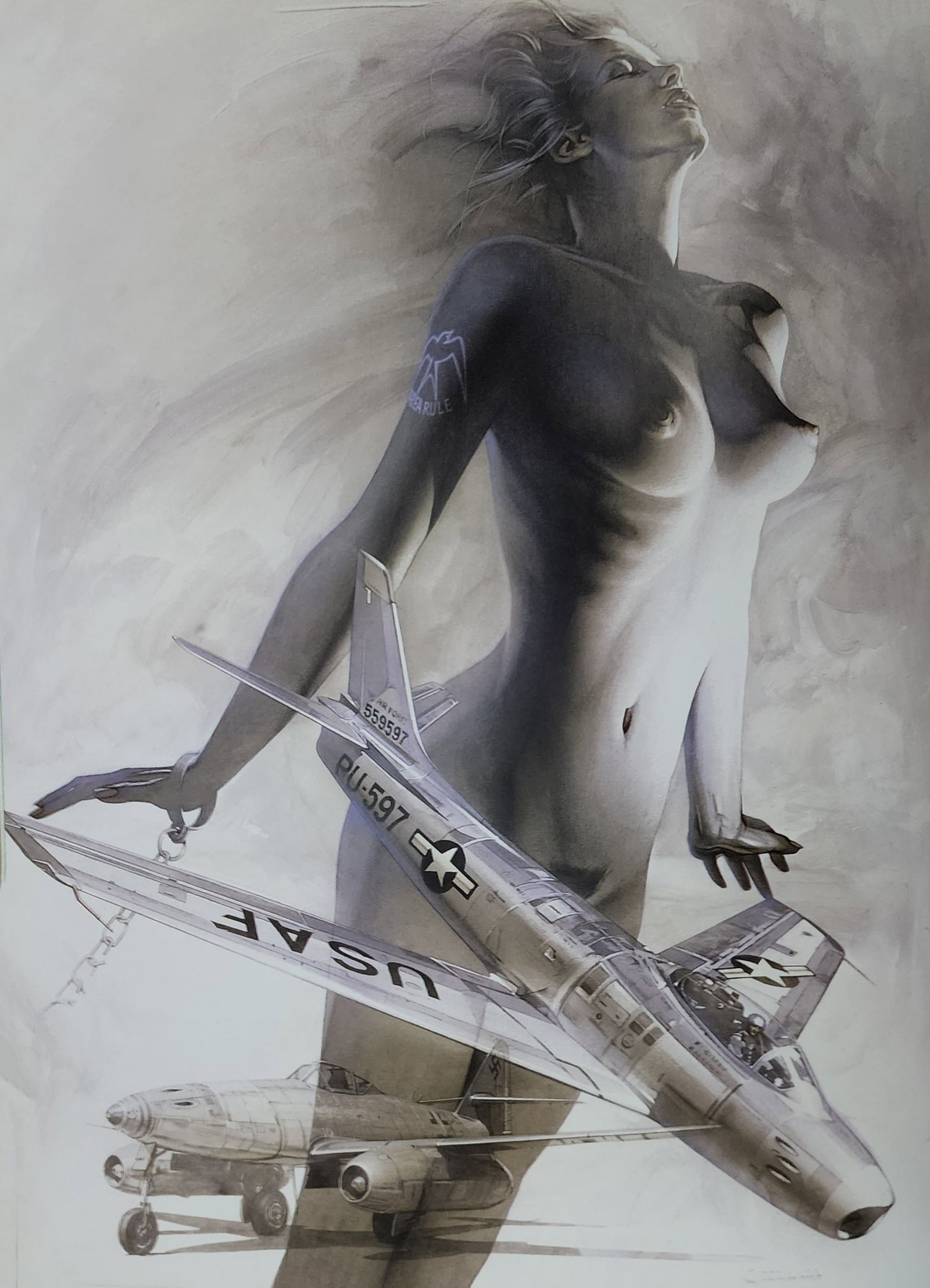 Hajime Sorayama, Untitled - 2010: Photographer: Hajime Sorayama, Title/Subject: Untitled Type Of Print: Authentic Sheet Fed Photogravure/Heliogravure. Date Of Print: 2010 Paper: Medium weight, satin/matte finish. Print Origin: Singapo