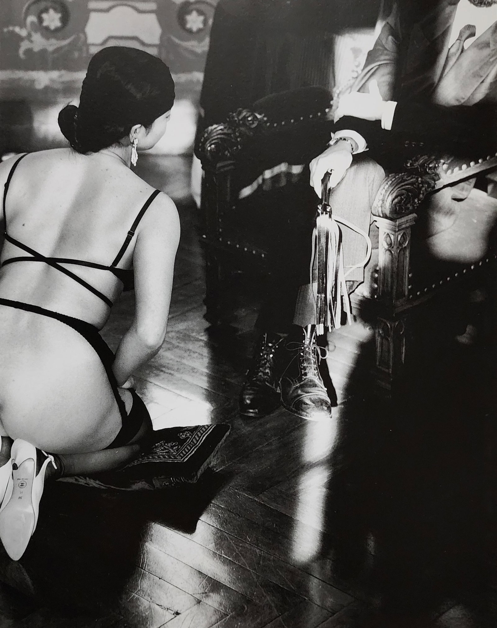 Helmut Newton 'Immorale' 1993: Artist/Photographer: Helmut Newton Title/Subject: Immorale Type Of Print: Authentic Sheet Fed Photogravure/Heliogravure. Date Of Print: 1993 Paper: Medium weight, satin/matte finish. Print Origin: Jap