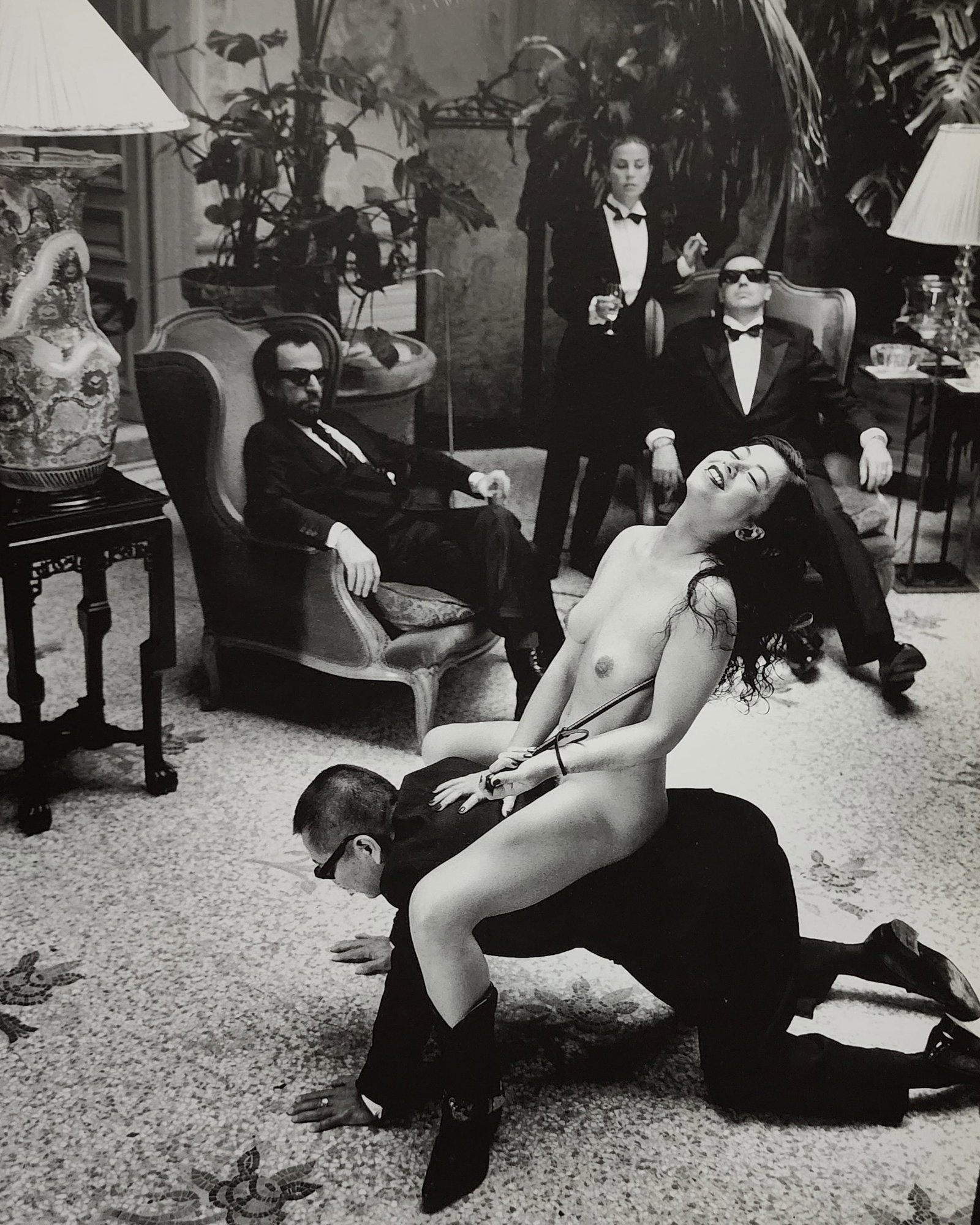 Helmut Newton 'Immorale' 1993: Artist/Photographer: Helmut Newton Title/Subject: Immorale Type Of Print: Authentic Sheet Fed Photogravure/Heliogravure. Date Of Print: 1993 Paper: Medium weight, satin/matte finish. Print Origin: Jap