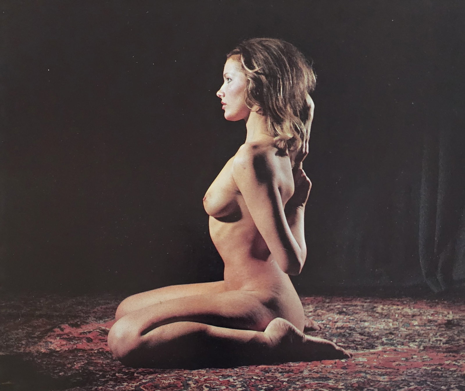John Adams, Nude Yoga, 1972: Artist/Photographer: John Adams Title/Subject: Nude Yoga Type Of Print: Authentic Sheet Fed Photogravure/Heliogravure. Date Of Print: 1972 Paper: Medium weight, satin/matte finish. Print Origin: UK Ap