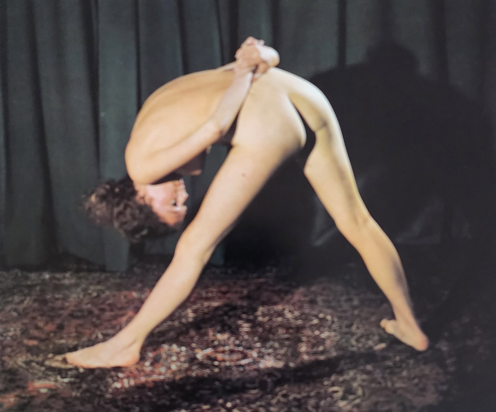 John Adams, Nude Yoga, 1972: Artist/Photographer: John Adams Title/Subject: Nude Yoga Type Of Print: Authentic Sheet Fed Photogravure/Heliogravure. Date Of Print: 1972 Paper: Medium weight, satin/matte finish. Print Origin: UK Ap
