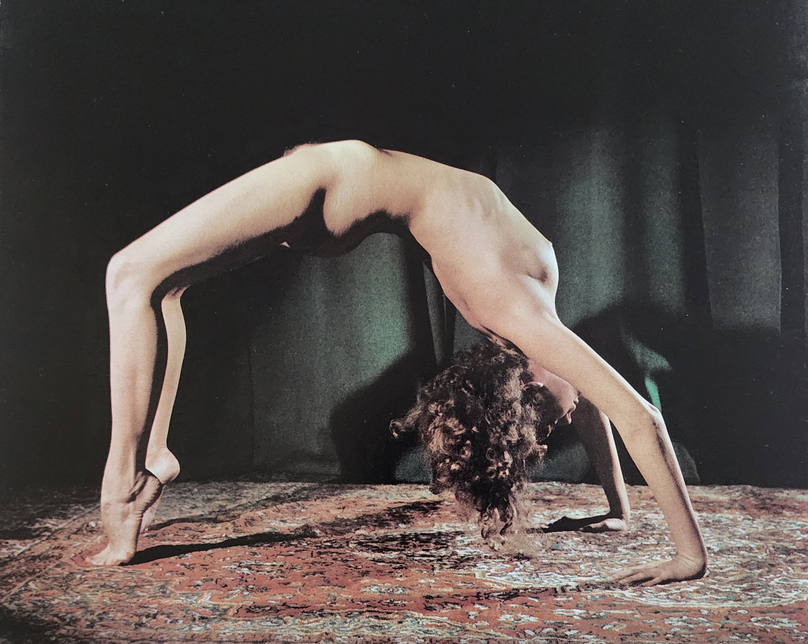 John Adams, Nude Yoga, 1972: Artist/Photographer: John Adams Title/Subject: Nude Yoga Type Of Print: Authentic Sheet Fed Photogravure/Heliogravure. Date Of Print: 1972 Paper: Medium weight, satin/matte finish. Print Origin: UK Ap