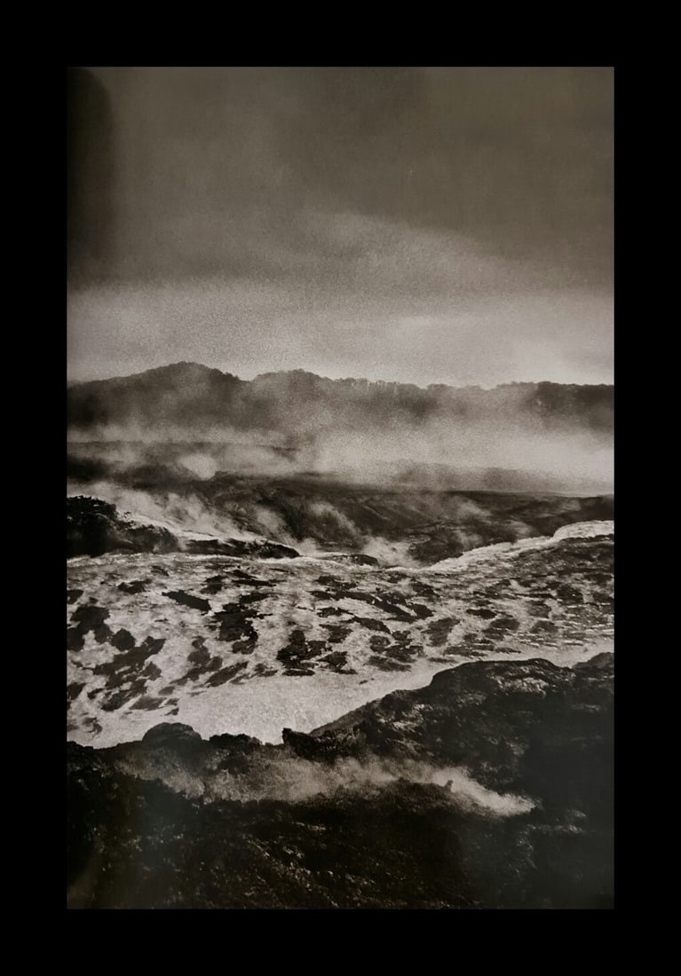 Sebastian Salgado, Fiery lava flows out of the crater at Mount Nyamulagira, Democratic Republic of: Photographer: Sebastiao Ribeiro Salgado Junior is a Brazilian social documentary photographer and photojournalist. He has traveled to over 120 countries for his photographic projects. Most of these ha