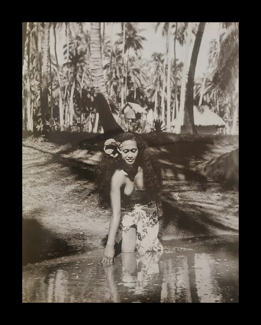 Adolphe Sylvain, Untitled, 1946: Photographer: Adolphe Sylvain - 1920-1991, was a French-Tahitian photographer, best known for his black-and-white photographs of Tahiti and Tahitian models. Subject/Title: Tahiti Date Of Negative: