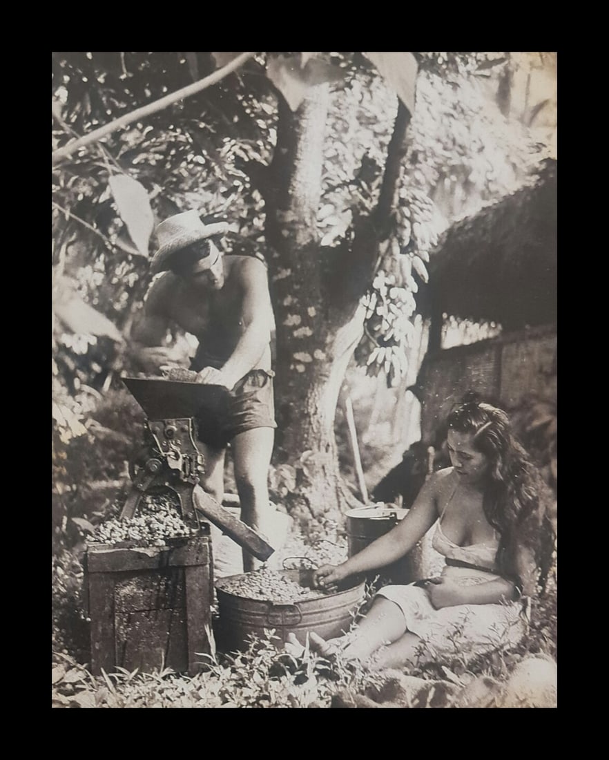 Adolphe Sylvain, Untitled, 1946: Photographer: Adolphe Sylvain - 1920-1991, was a French-Tahitian photographer, best known for his black-and-white photographs of Tahiti and Tahitian models. Subject/Title: Tahiti Date Of Negative: 194