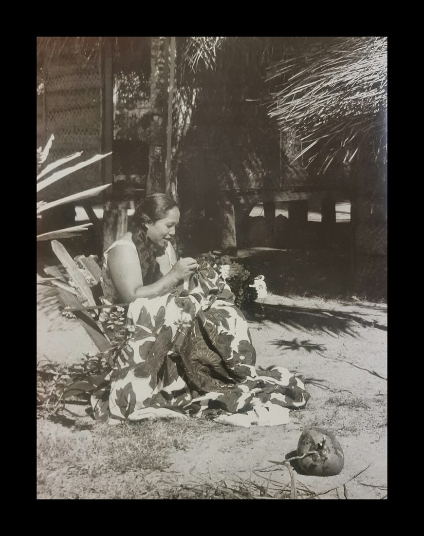 Adolphe Sylvain, Untitled, 1946: Photographer: Adolphe Sylvain - 1920-1991, was a French-Tahitian photographer, best known for his black-and-white photographs of Tahiti and Tahitian models. Subject/Title: Tahiti Date Of Negative: 194