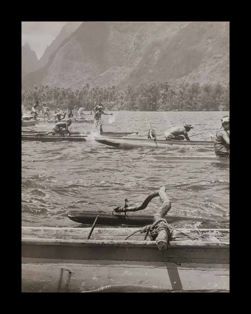 Adolphe Sylvain, Untitled, 1946: Photographer: Adolphe Sylvain - 1920-1991, was a French-Tahitian photographer, best known for his black-and-white photographs of Tahiti and Tahitian models. Subject/Title: Tahiti Date Of Negative: 194