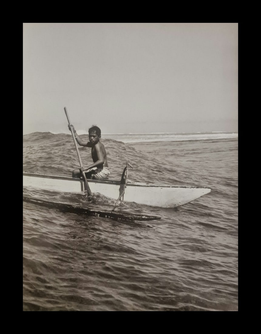 Adolphe Sylvain, Untitled, 1946: Photographer: Adolphe Sylvain - 1920-1991, was a French-Tahitian photographer, best known for his black-and-white photographs of Tahiti and Tahitian models. Subject/Title: Tahiti Date Of Negative: 194