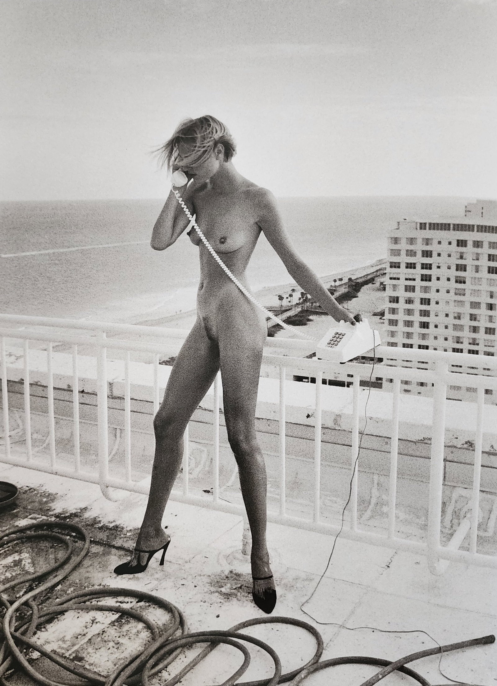 Helmut Newton 'Nude 1977 - 2002: Photographer: Helmut Newton Title/Subject: Nude Date Of Negative: 1997 - 2002 Type Of Print: Authentic Sheet Fed Photogravure/Heliogravure. Date Of Print: 2004 Paper: Medium weight, satin/matte