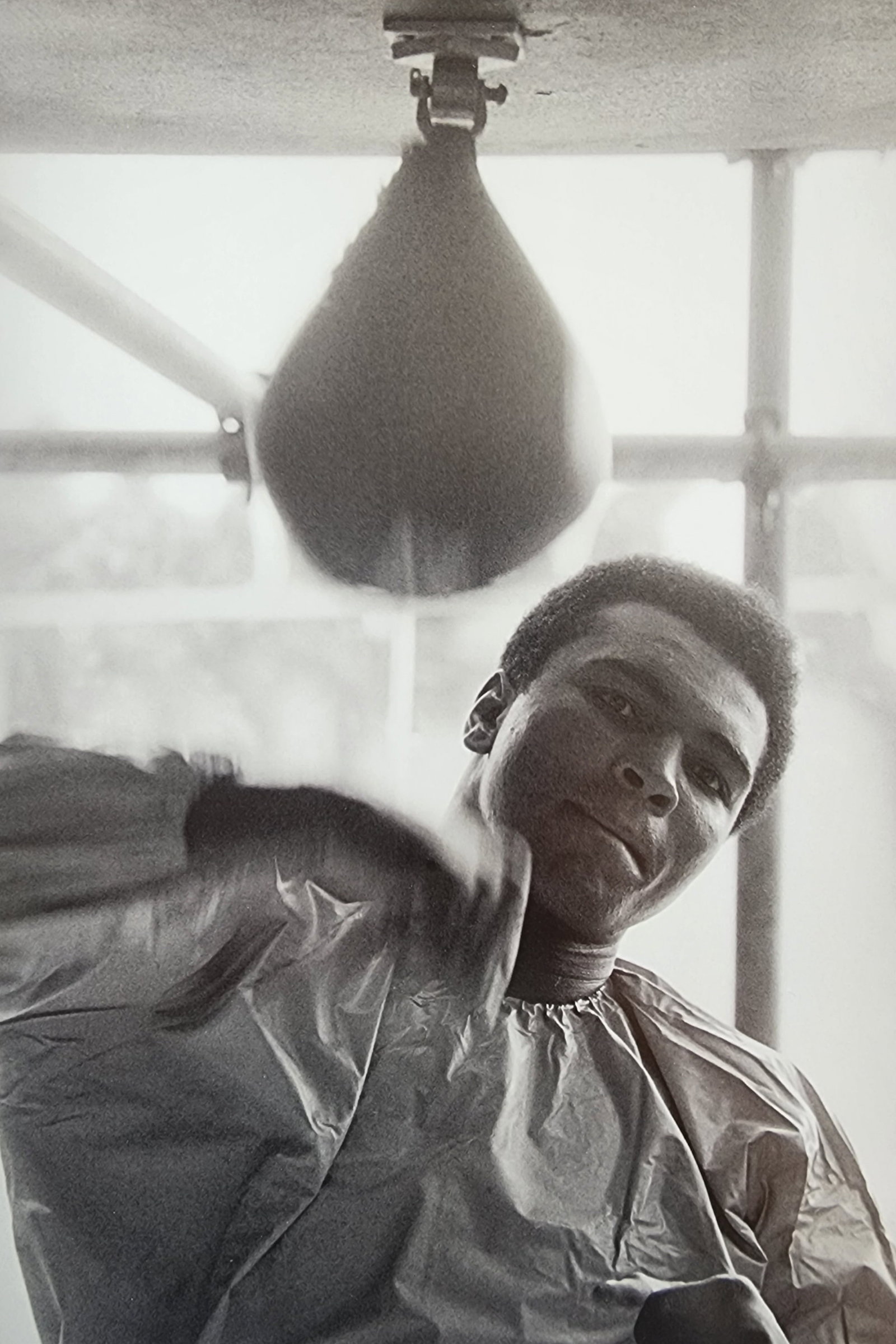 Terry O'Neill,' Muhammad Ali hitting a speed bag', 1972 (1 of 1)