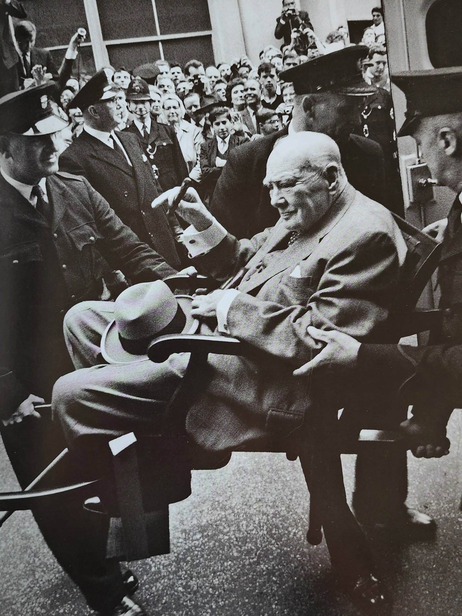 Terry O'Neill, 'Winston Churchill carried from an ambulance', 1962 (1 of 1)