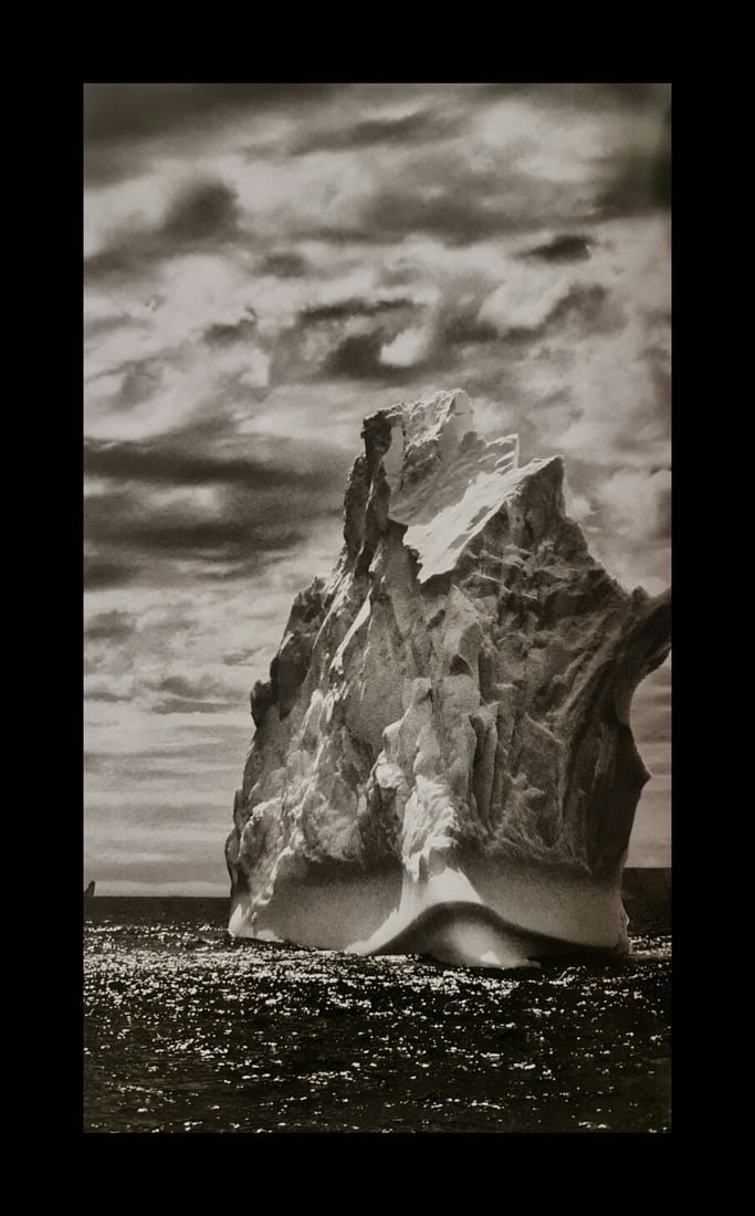 Sebastiao Salgado, Iceberg between Paulet Island and the South Shet-land Islands on the Weddell Sea,: Photographer: Sebastiao Ribeiro Salgado Junior is a Brazilian social documentary photographer and photojournalist. He has traveled to over 120 countries for his photographic projects. Most of these ha
