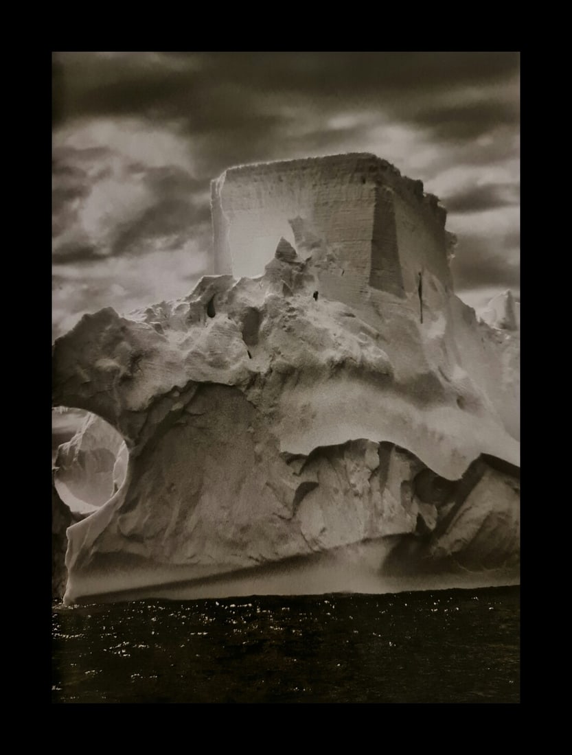 Sebastiao Salgado, Iceberg between Paulet Island and the South Shet-land Islands on the Weddell Sea,: Photographer: Sebastiao Ribeiro Salgado Junior is a Brazilian social documentary photographer and photojournalist. He has traveled to over 120 countries for his photographic projects. Most of these ha