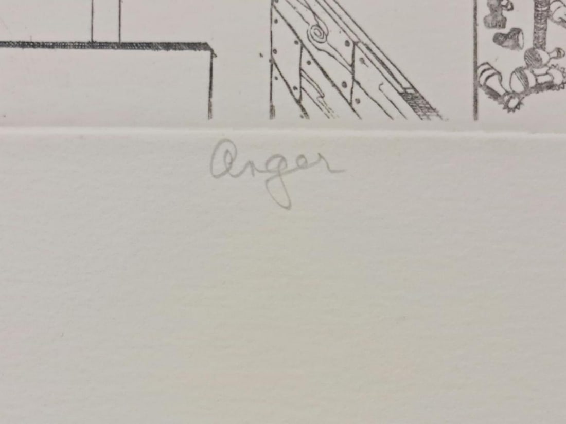 Charles Bragg, 'Anger' Signed Limited Edition Etching - 2