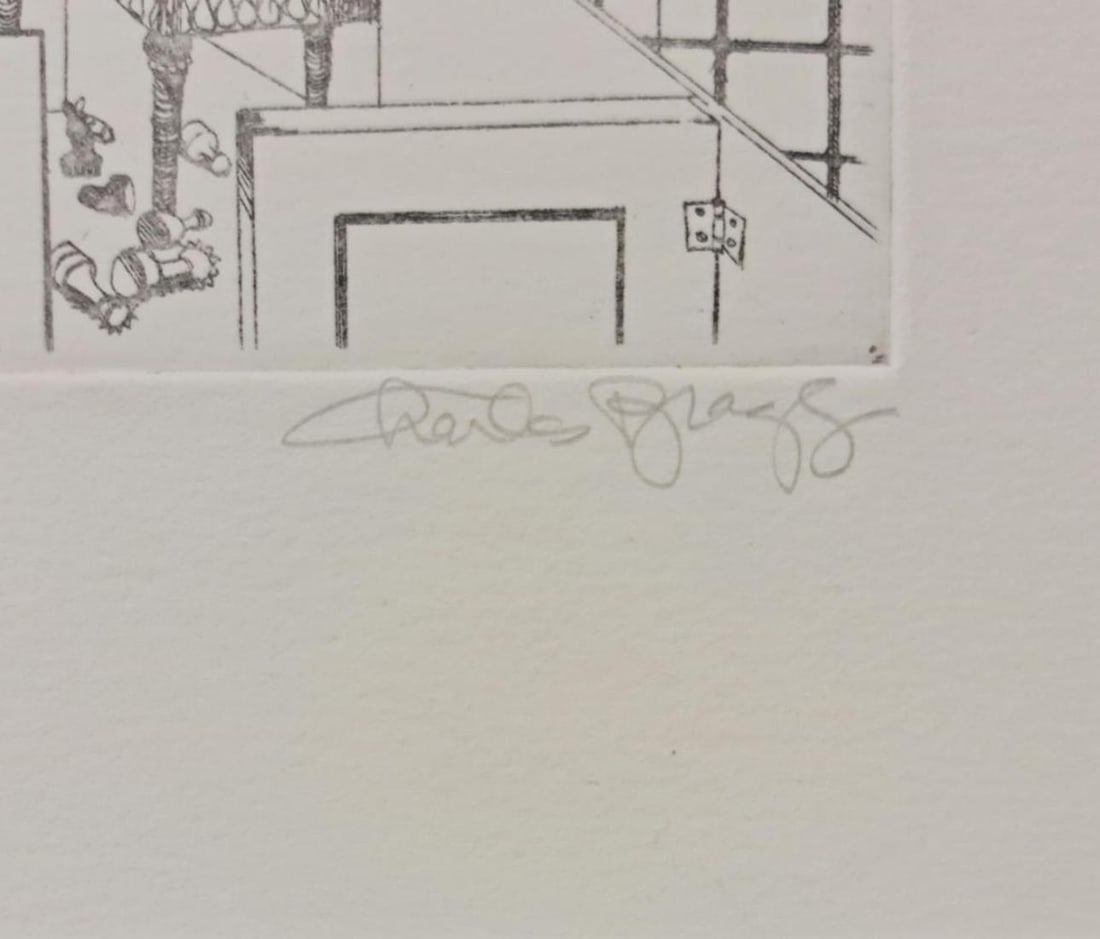 Charles Bragg, 'Anger' Signed Limited Edition Etching - 3