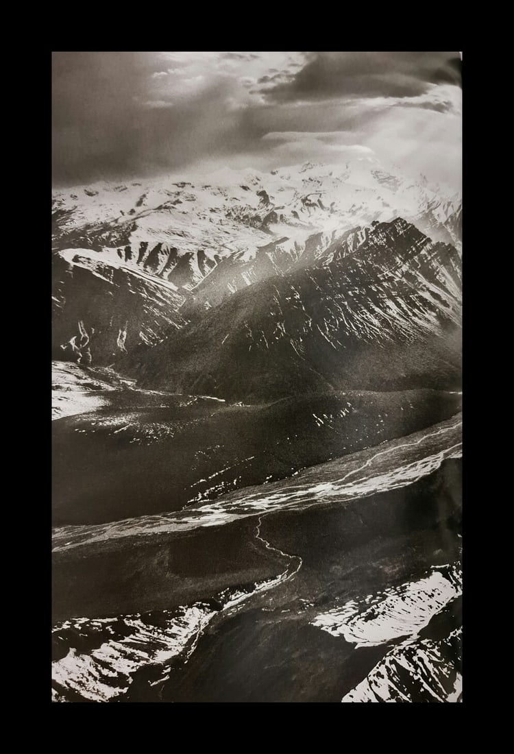 Sebastiao Salgado, Saint Claire Creek, Kluane National Park boundary: Photographer: Sebastiao Ribeiro Salgado Junior is a Brazilian social documentary photographer and photojournalist. He has traveled to over 120 countries for his photographic projects. Most of these ha