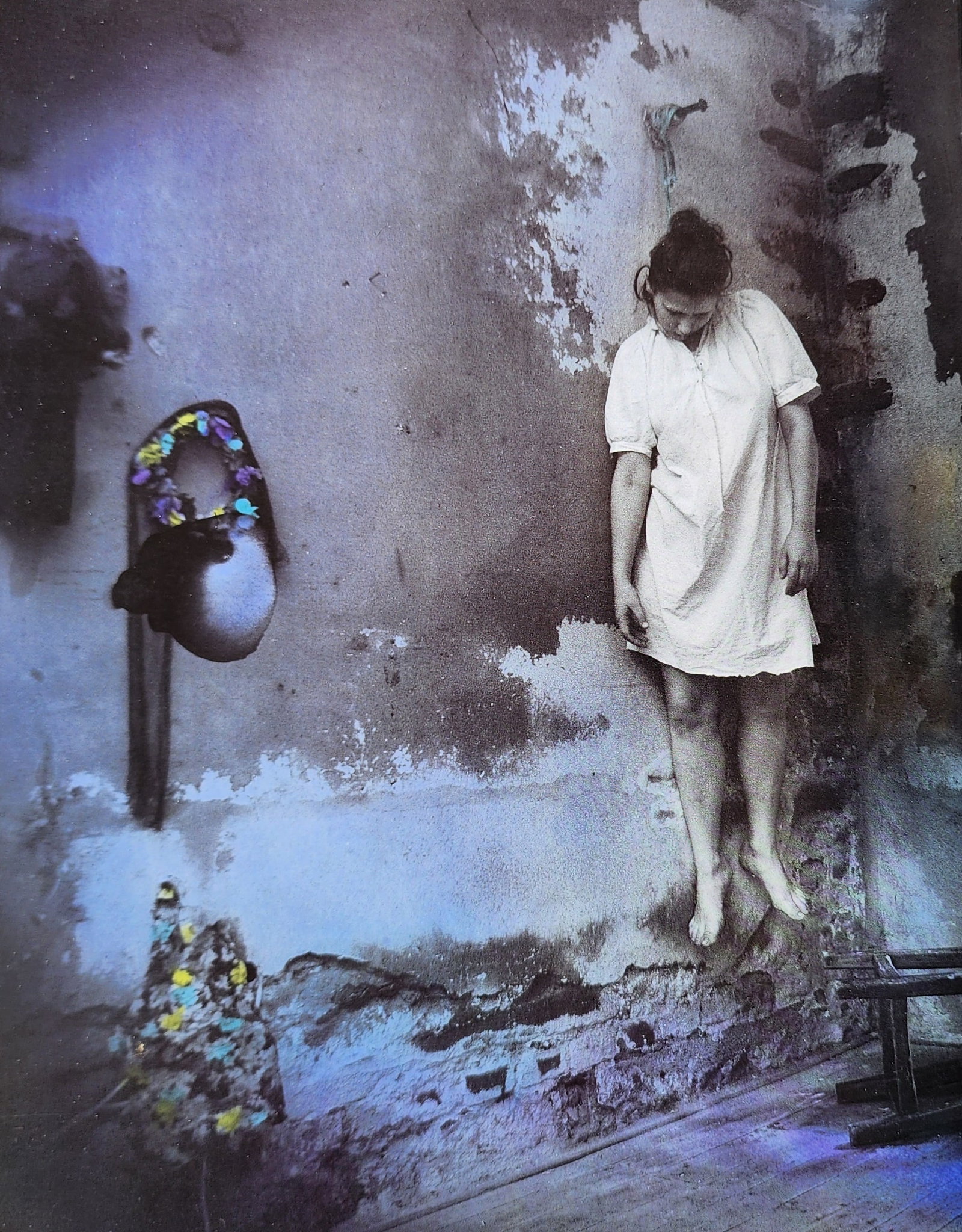 Jan Saudek, Erotic nude - 1998: Photographer: Jan Saudek is an art photographer and painter. Saudek's art work represents a unique technique combining photography and painting. In his country of origin, Czechoslovakia, Saudek was co