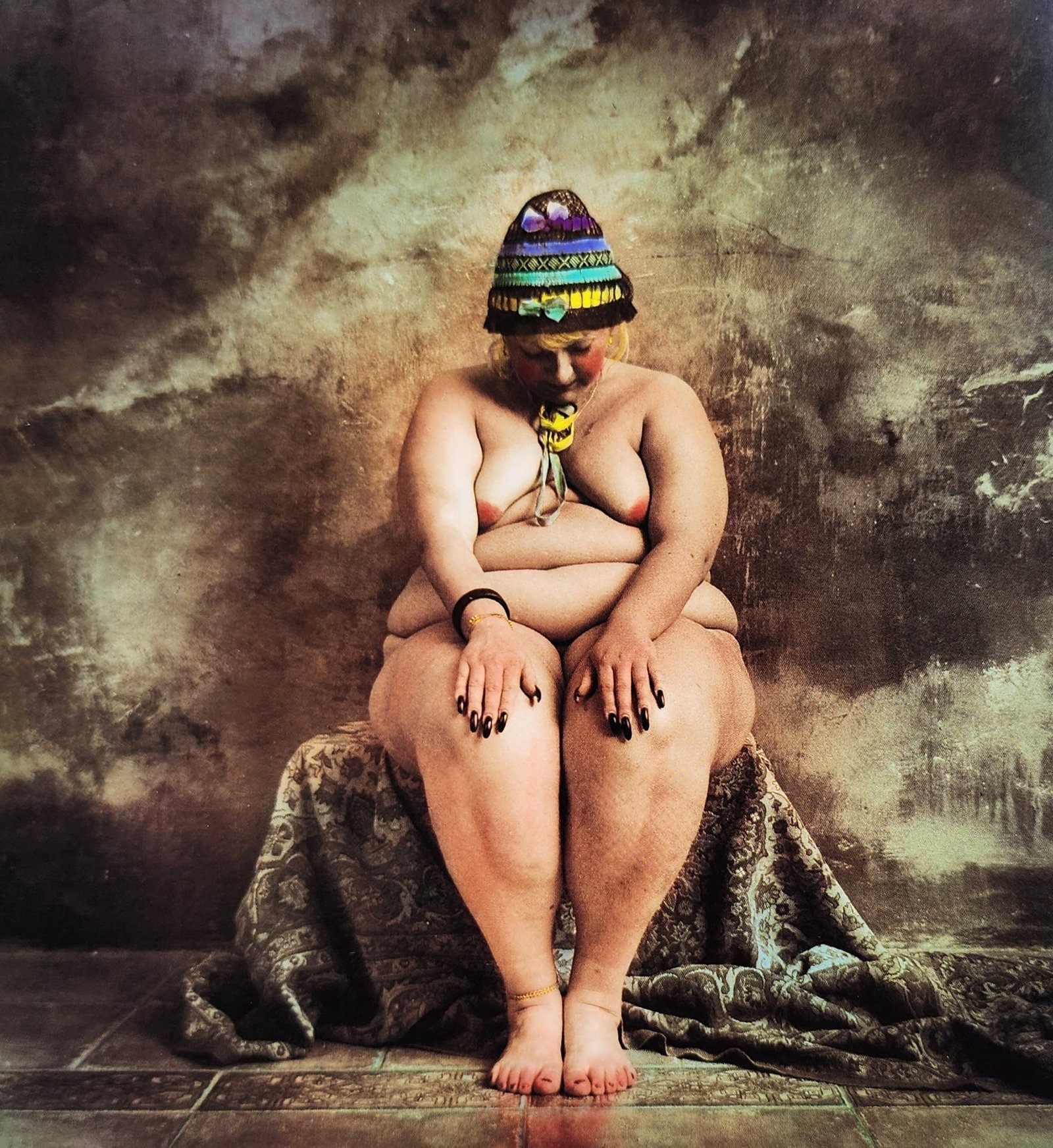Jan Saudek, Erotic nude - 1998: Photographer: Jan Saudek is an art photographer and painter. Saudek's art work represents a unique technique combining photography and painting. In his country of origin, Czechoslovakia, Saudek was co