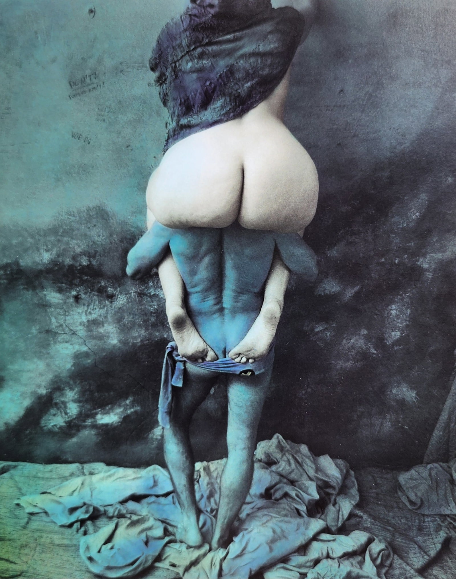Jan Saudek, Erotic nude - 1998: Photographer: Jan Saudek is an art photographer and painter. Saudek's art work represents a unique technique combining photography and painting. In his country of origin, Czechoslovakia, Saudek was co