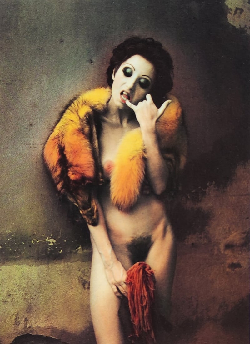 Jan Saudek, Erotic nude - 1998: Photographer: Jan Saudek is an art photographer and painter. Saudek's art work represents a unique technique combining photography and painting. In his country of origin, Czechoslovakia, Saudek was co