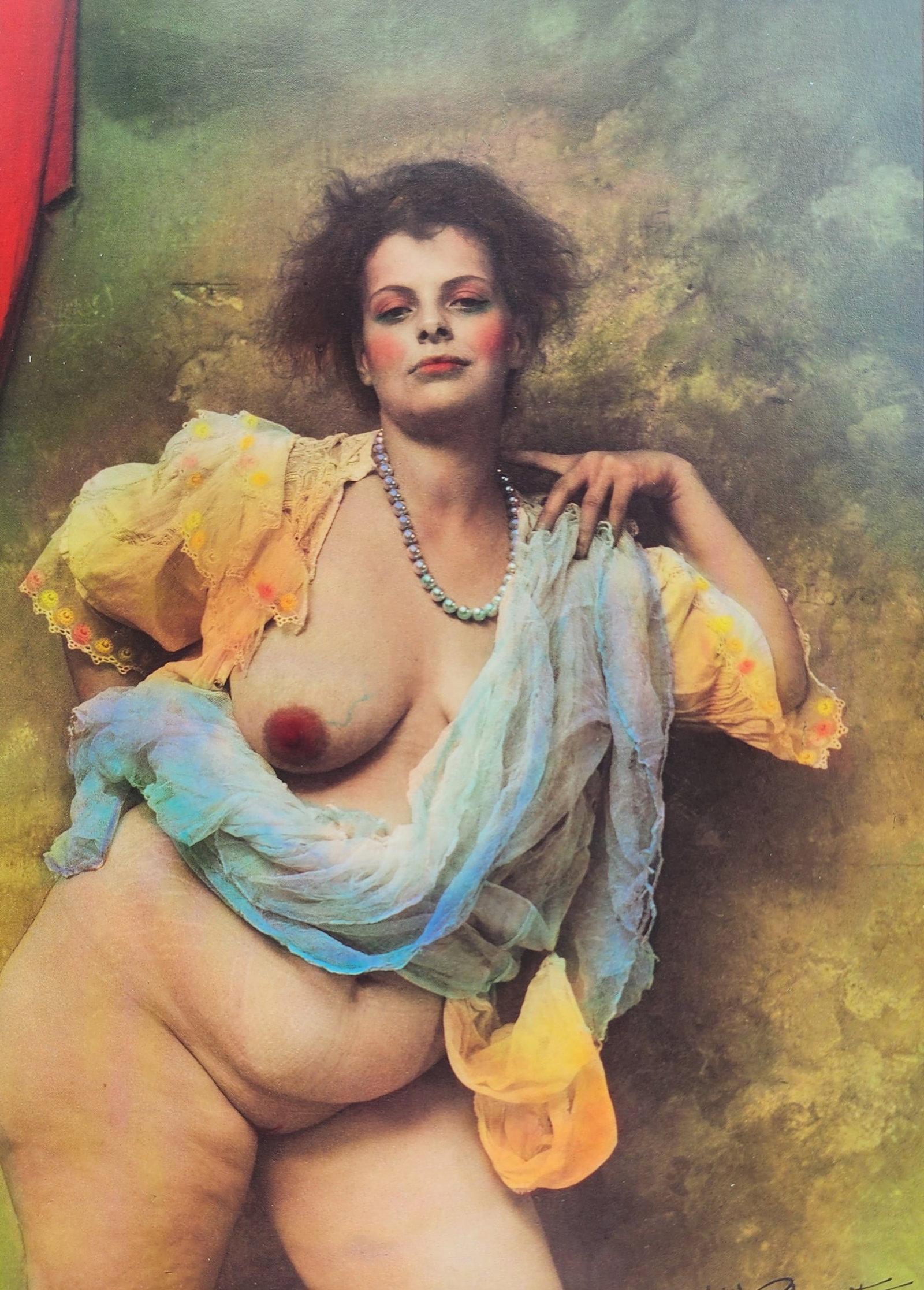 Jan Saudek, Erotic nude - 1998: Photographer: Jan Saudek is an art photographer and painter. Saudek's art work represents a unique technique combining photography and painting. In his country of origin, Czechoslovakia, Saudek was co