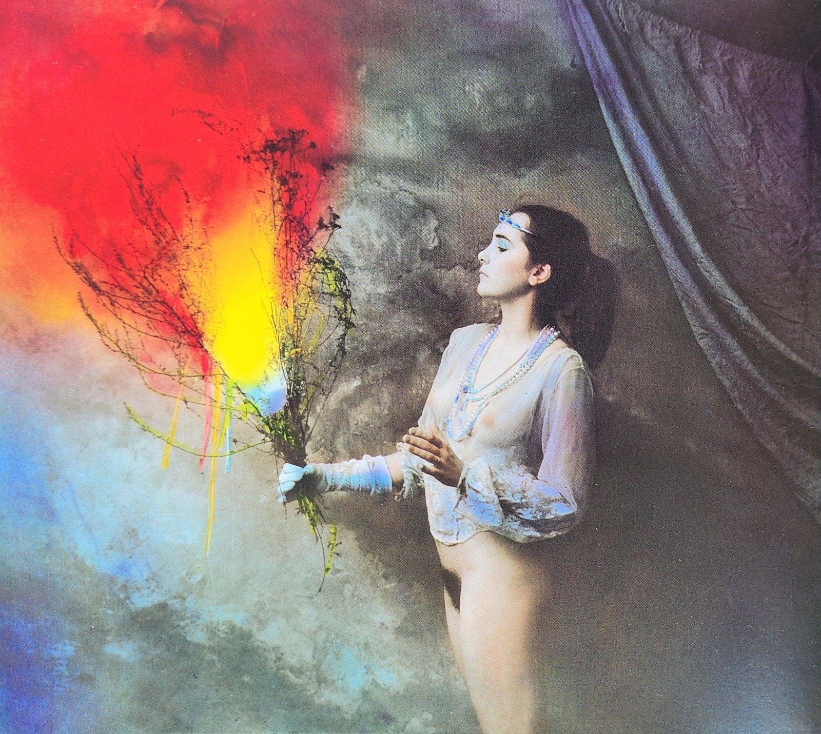 Jan Saudek, Erotic nude - 1998: Photographer: Jan Saudek is an art photographer and painter. Saudek's art work represents a unique technique combining photography and painting. In his country of origin, Czechoslovakia, Saudek was co