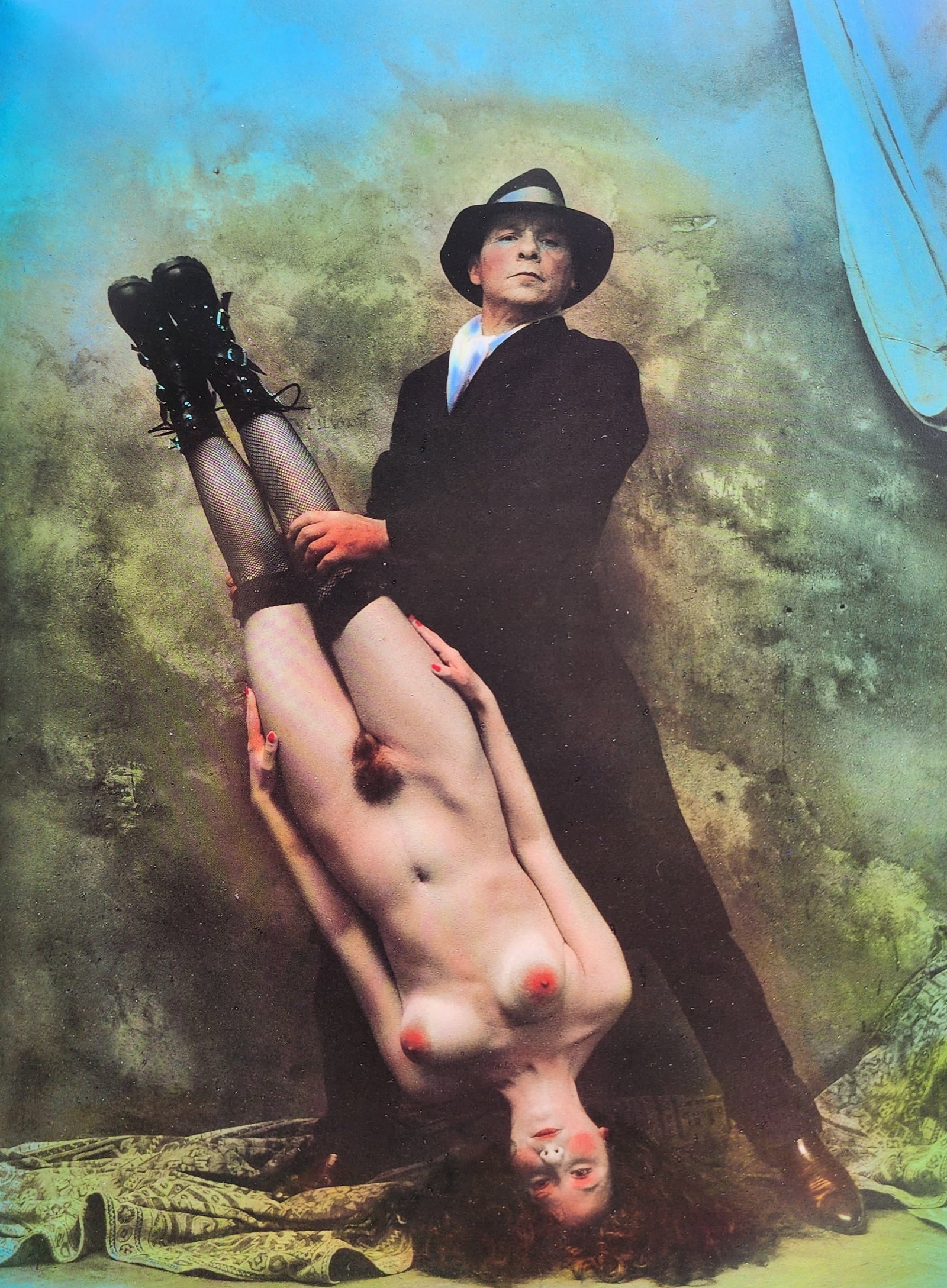 Jan Saudek, Erotic nude - 1998: Photographer: Jan Saudek is an art photographer and painter. Saudek's art work represents a unique technique combining photography and painting. In his country of origin, Czechoslovakia, Saudek was co