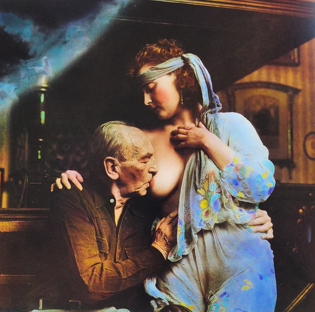 Jan Saudek, Erotic nude - 1998: Photographer: Jan Saudek is an art photographer and painter. Saudek's art work represents a unique technique combining photography and painting. In his country of origin, Czechoslovakia, Saudek was co