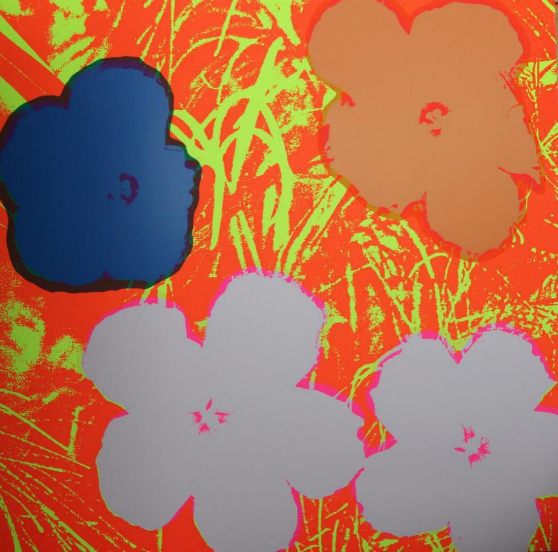 Andy Warhol, Flowers 11.69 Serigraph Sunday B. Morning (1 of 1)