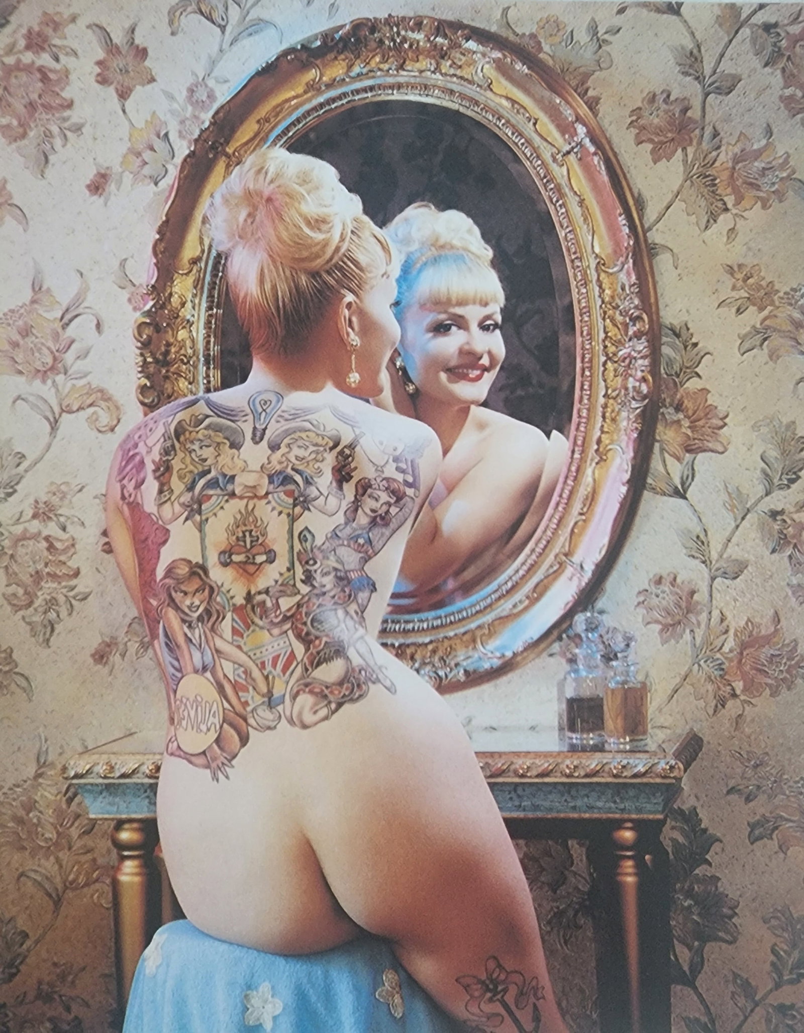 Blondes have more fun by Michelle Olley, 2002: Artist/Photographer: Michelle Olley Title/Subject: Blondes have more fun Type Of Print: Authentic Sheet Fed Photogravure/Heliogravure. Date Of Print: 2002 Paper: Medium weight, satin/matte finish. Pri