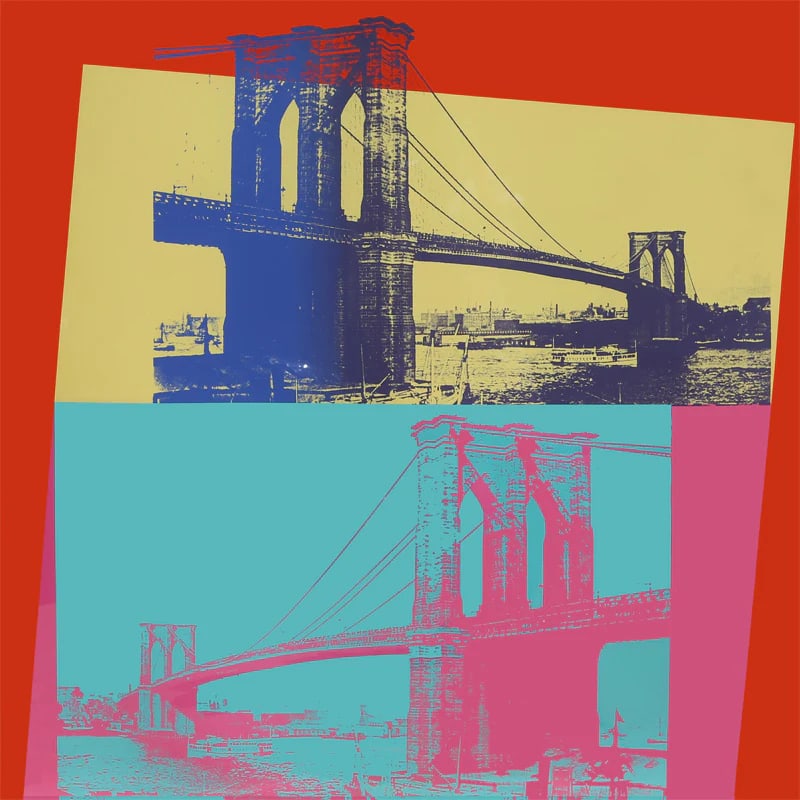 Andy Warhol, (After) Brooklyn Bridge (FS II.290) 1983, (1 of 1)