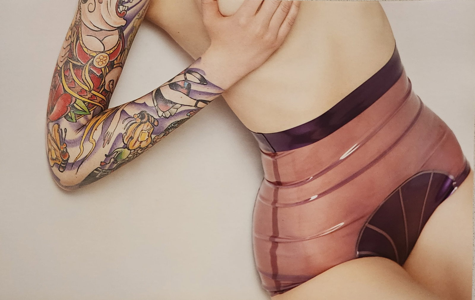 Christian Saint, Tattoo Top Model, 2015: Artist/Photographer: Christian Saint Title/Subject: Tattoo Top Model Type Of Print: Authentic Sheet Fed Photogravure/Heliogravure. Date Of Print: 2015 Paper: Medium weight, satin/matte finish. Print O